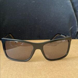 Prada Black and Brown Men's Sunglasses